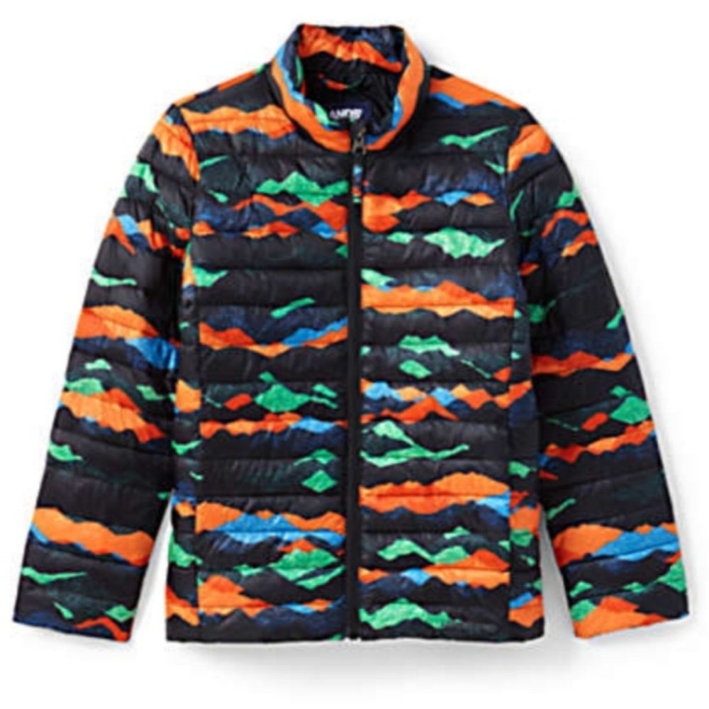 Lands End Down Alt Thermo Plume Coat Mountain Large